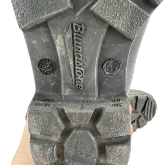 Blundstone #500 Black Leather Chelsea Boots – Unisex US W 7.5 Oil-Resistant Sole - Picture 9 of 15